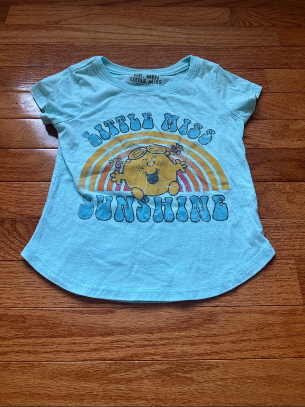 Little Miss Light Blue Sunshine Graphic Tee